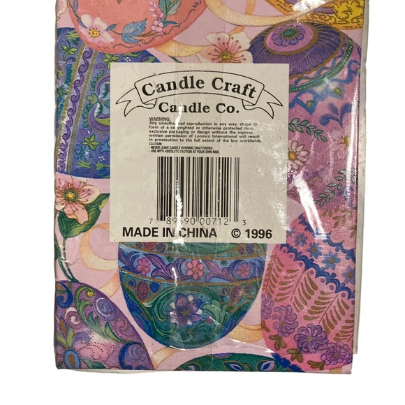 Vintage NIB 1996 Easter Bunny Tapered Candles by Candle Craft Candle Co. - Picture 7 of 9